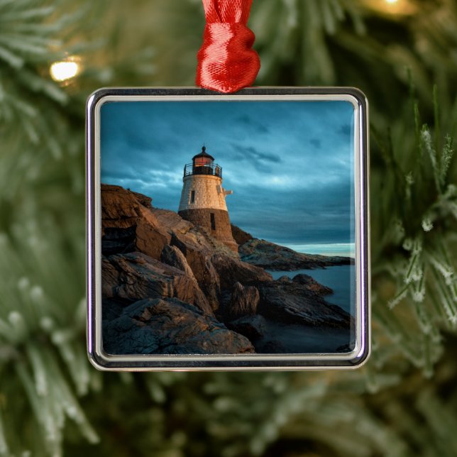 Fyrskåp | Castle Backe Lighthouse Julgransprydnad Metall (Träd)