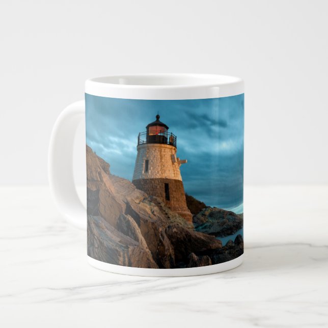 Fyrskåp | Castle Backe Lighthouse Jumbo Mugg (Framsida vänster)