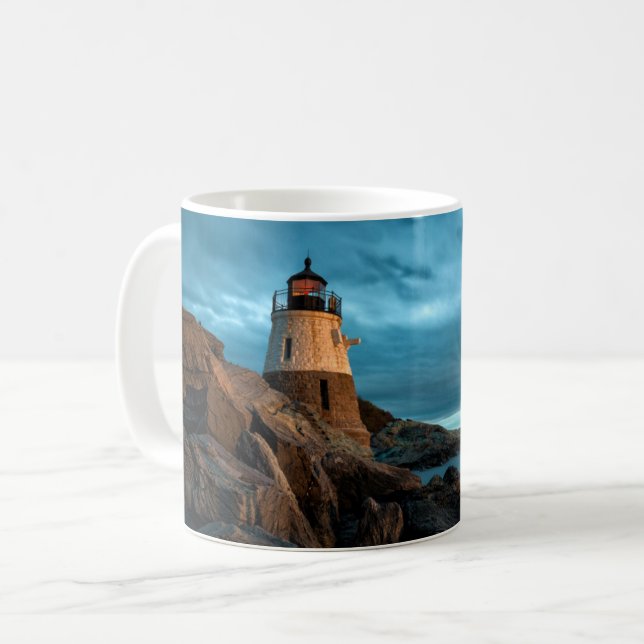 Fyrskåp | Castle Backe Lighthouse Kaffemugg (Framsida vänster)