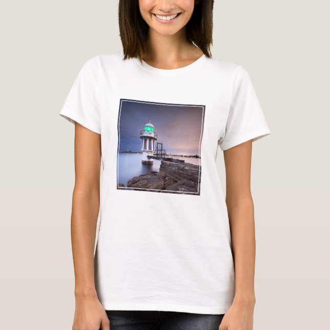 Fyrskåp | Cremorne Point Lighthouse Australien T Shirt (Framsida)