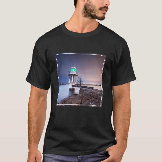 Fyrskåp | Cremorne Point Lighthouse Australien T Shirt (Framsida)