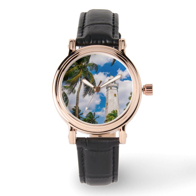 Fyrskåp | Dewundara Matara Sri Lanka Armbandsur (Framsida)