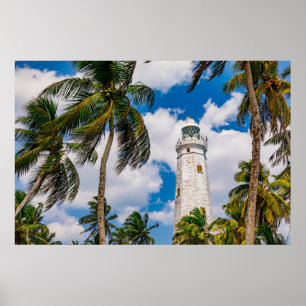 Fyrskåp Dewundara Matara Sri Lanka Poster
