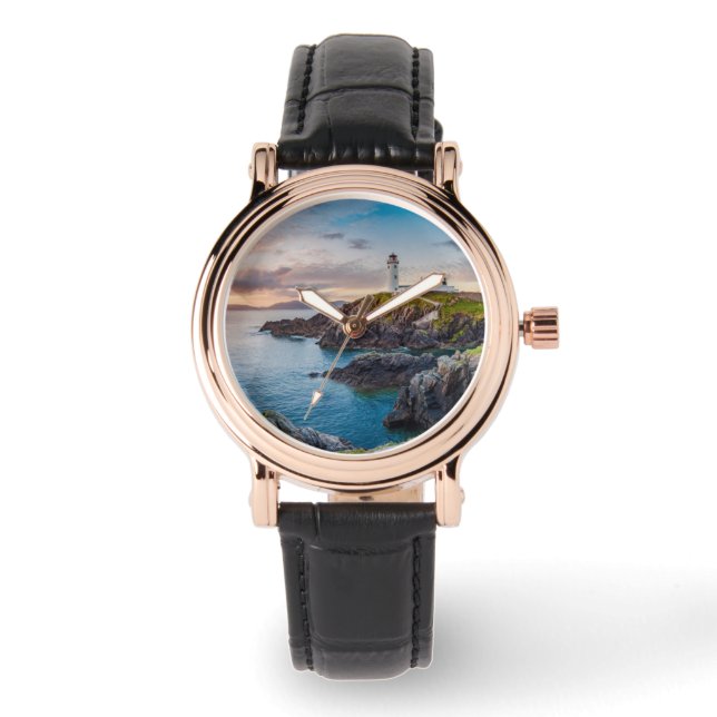 Fyrskåp | Fanad Head Lighthouse Ireland Armbandsur (Framsida)