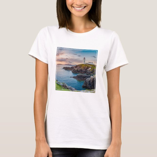 Fyrskåp | Fanad Head Lighthouse Ireland T Shirt (Framsida)