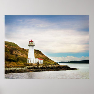 Fyrskåp Georges Island Lighthouse Poster