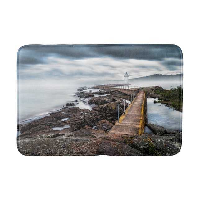 Fyrskåp | Grand Marais Lighthouse Minnesota Badrumsmatta (Framsidan)