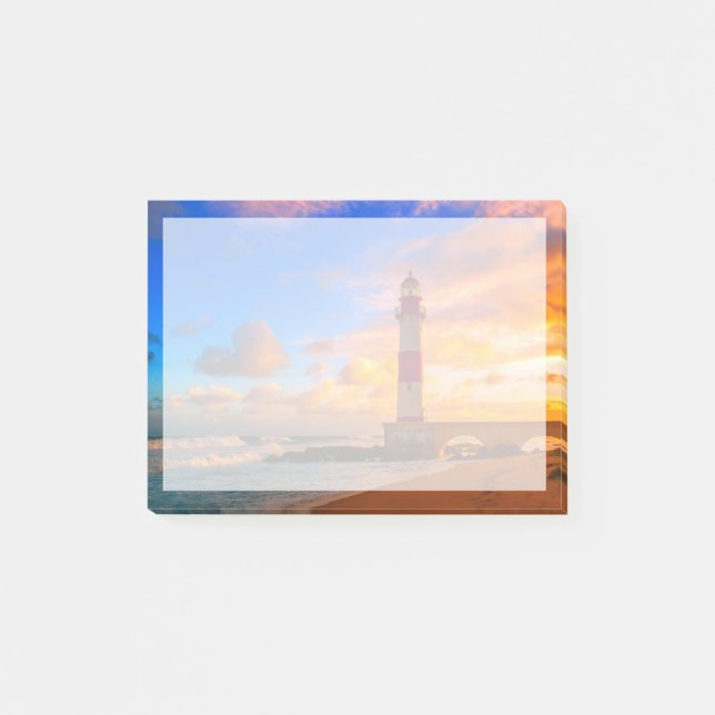 Fyrskåp | Itapuã Brasilien Lighthouse Post-it Block (Framsida)