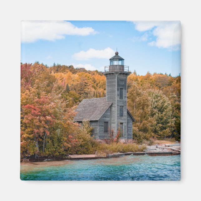 Fyrskåp | Kanalljus för stora ön Öster Magnet (Framsidan)