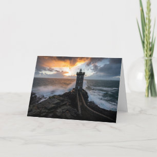Fyrskåp Le Conquet Kermorvan Lighthouse Kort