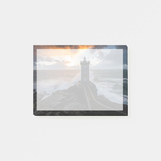 Fyrskåp | Le Conquet Kermorvan Lighthouse Post-it Block (Framsida)