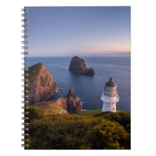 Fyrskåp Lighthouse Cape Brett Nya Zeeland Anteckningsbok