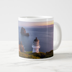Fyrskåp Lighthouse Cape Brett Nya Zeeland Jumbo Mugg
