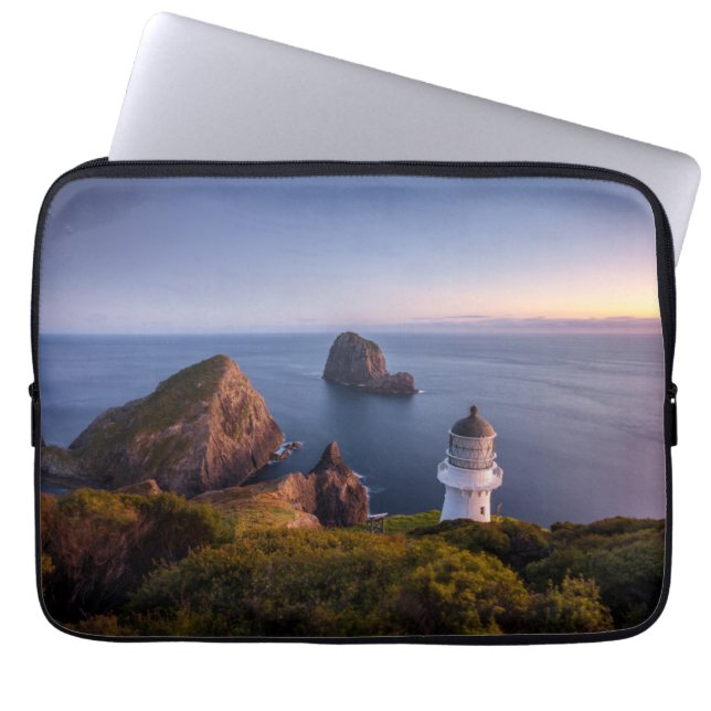 Fyrskåp | Lighthouse Cape Brett Nya Zeeland Laptop Fodral (Framsidan)