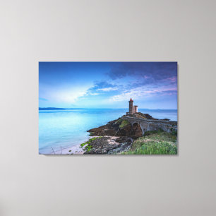 Fyrskåp Lighthouse Plouzané Frankrike Canvastryck