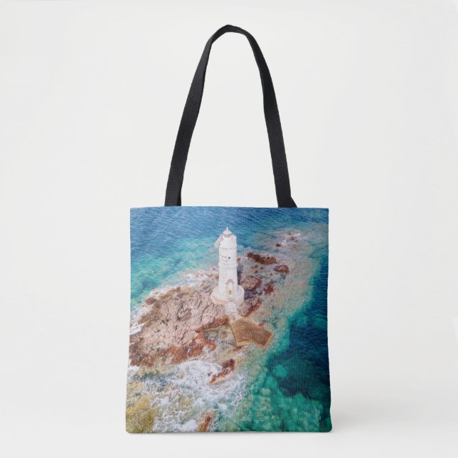 Fyrskåp | Mangiabarche Lighthouse Italien Tygkasse (Framsida)