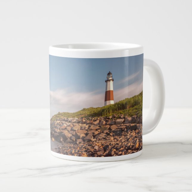 Fyrskåp | Montauk Point Long Island Jumbo Mugg (Framsida höger)