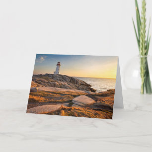 Fyrskåp Peggy's Cove Nova Scotia Kort