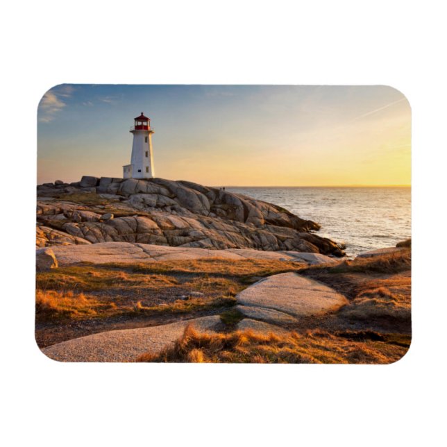 Fyrskåp | Peggy's Cove Nova Scotia Magnet (Horisontell)
