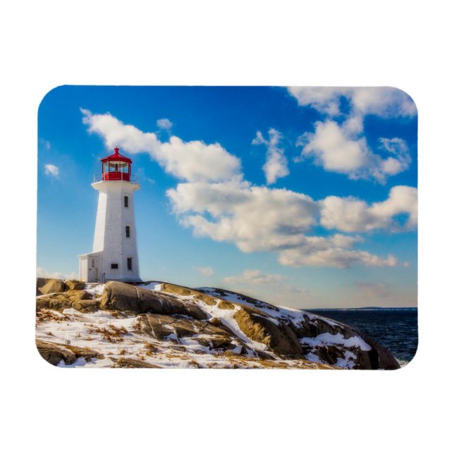 Fyrskåp | Peggy's Cove Nova Scotia Magnet (Horisontell)