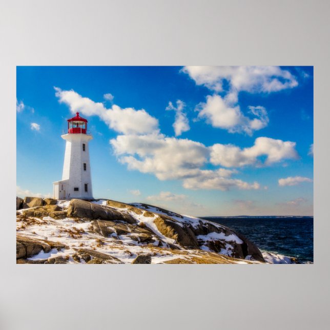 Fyrskåp | Peggy's Cove Nova Scotia Poster (Framsidan)