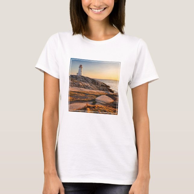 Fyrskåp | Peggy's Cove Nova Scotia T Shirt (Framsida)