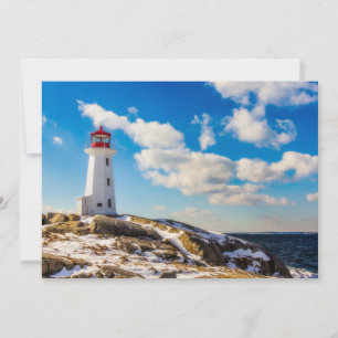 Fyrskåp Peggy's Cove Nova Scotia Tack Kort