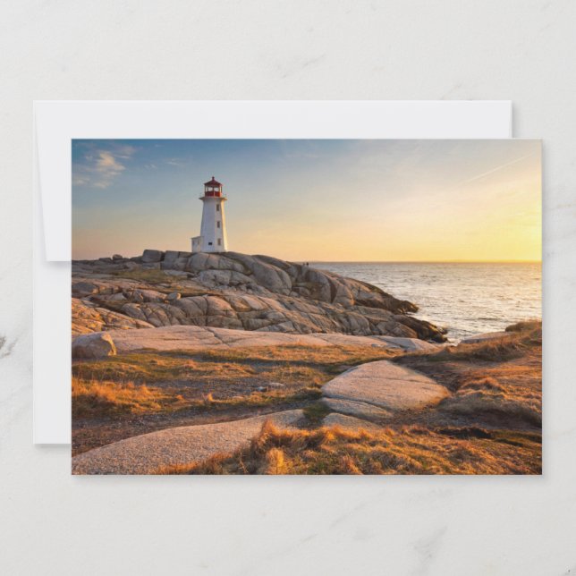 Fyrskåp | Peggy's Cove Nova Scotia Tack Kort (Framsida)