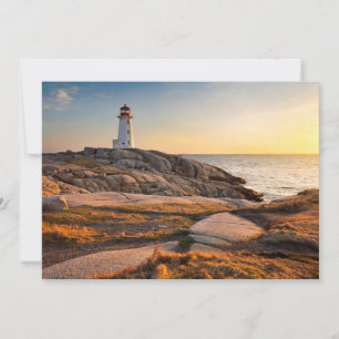 Fyrskåp Peggy's Cove Nova Scotia Tack Kort