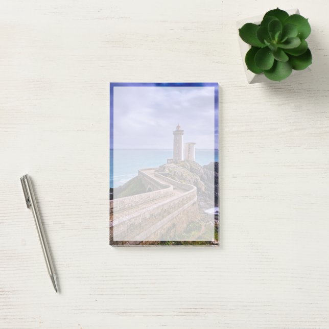 Fyrskåp | Petit Minou Lighthouse Frankrike Post-it Block (Kontor)