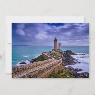 Fyrskåp Petit Minou Lighthouse Frankrike Tack Kort