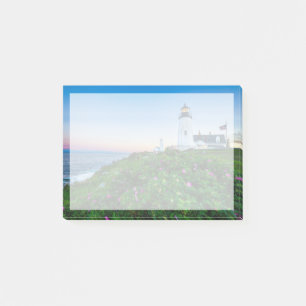 Fyrskåp Point Lighthouse Bristol Maine Post-it Block