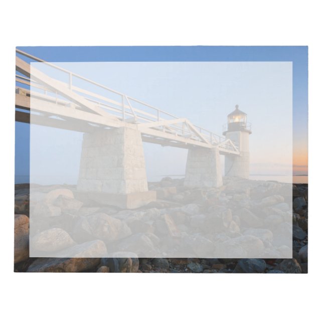 Fyrskåp | Port Clyde Maine Lighthouse Anteckningsblock (Framsida)
