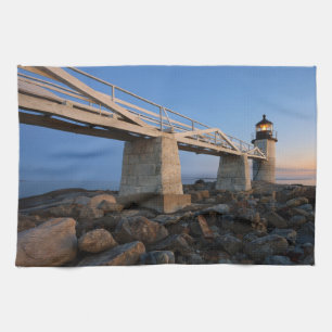 Fyrskåp Port Clyde Maine Lighthouse Kökshandduk