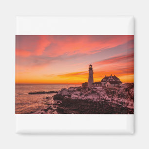 Fyrskåp Portland Head Cape Elizabeth Maine Magnet