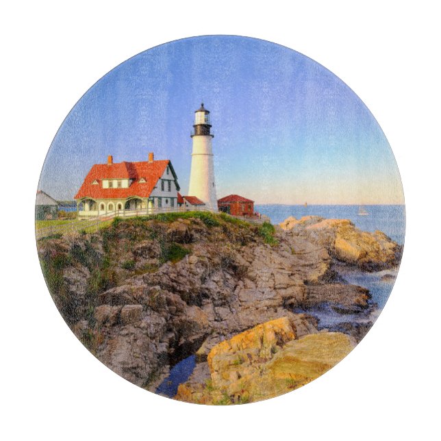 Fyrskåp | Rockport Lighthouse Maine (Framsidan)