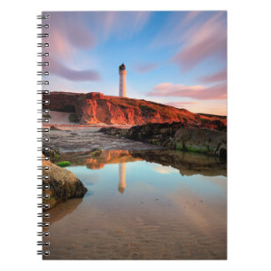 Fyrskåp Sea Light Lossiemouth Scotland Anteckningsbok
