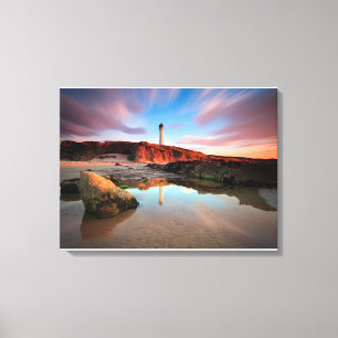 Fyrskåp Sea Light Lossiemouth Scotland Canvastryck