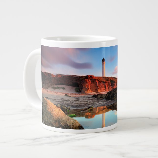 Fyrskåp | Sea Light Lossiemouth Scotland Jumbo Mugg (Framsida vänster)