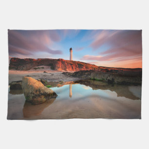 Fyrskåp Sea Light Lossiemouth Scotland Kökshandduk