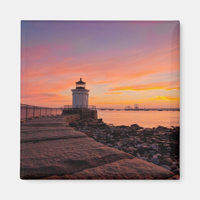 Fyrskåp | Sydporland, Maine Magnet (Framsidan)