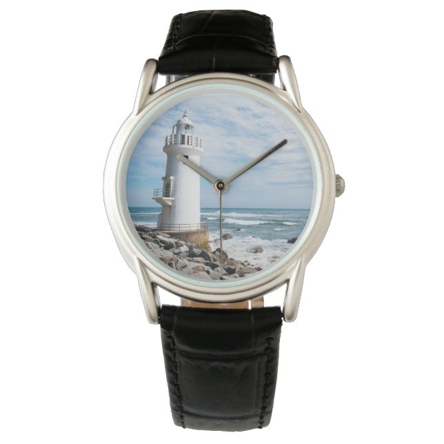 Fyrskåp | Toyohashi City Lighthouse Armbandsur (Framsida)