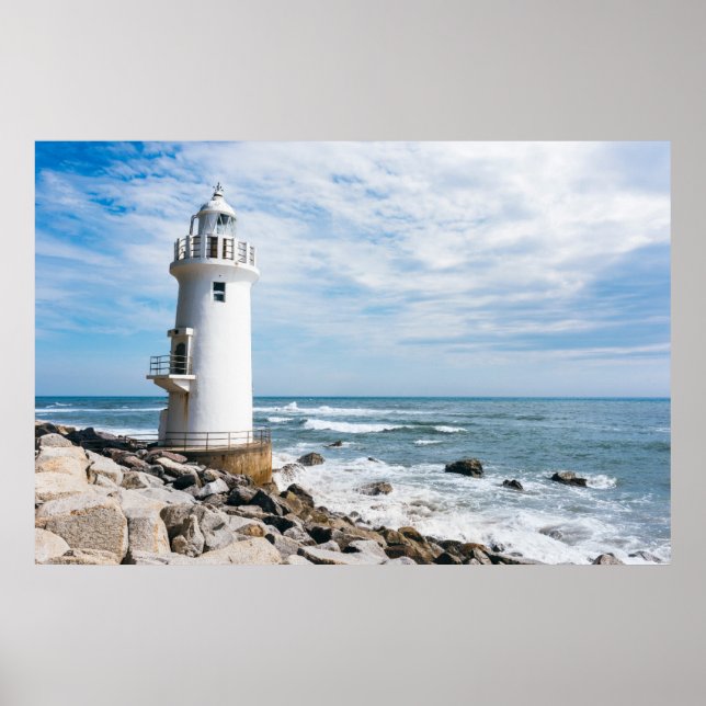 Fyrskåp | Toyohashi City Lighthouse Poster (Framsidan)