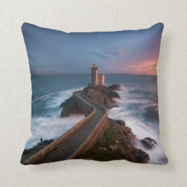 Fyrsolnedgång Plouzané | Finistère, Brittany Kudde