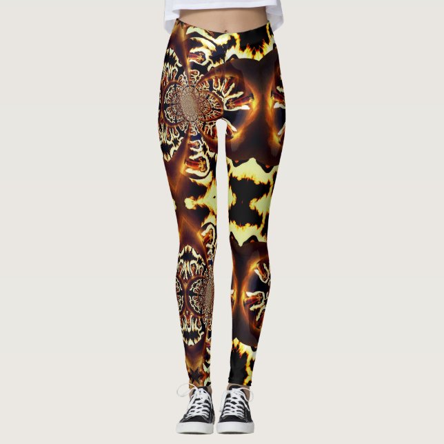 Fyrtal Anpassningsbar Leggings (Framsida)
