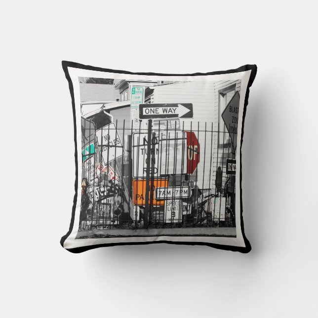 Fyrteckenet kudder kudde (Framsida)