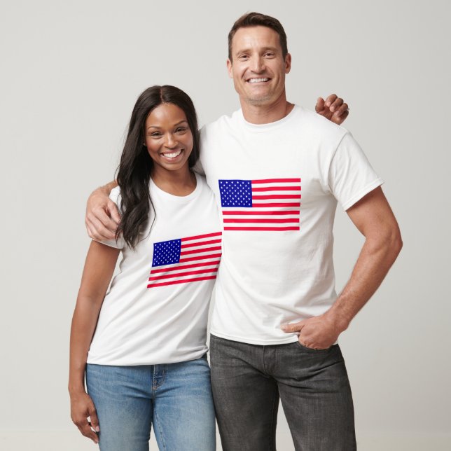 Fyrtielfte juli i USA flagga-frihetsklämningar Hoo T Shirt (Unisex)