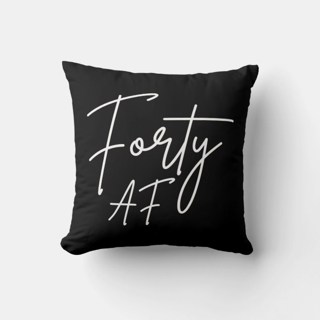 Fyrtio AF I - Birthday Gift Kudde (Framsida)