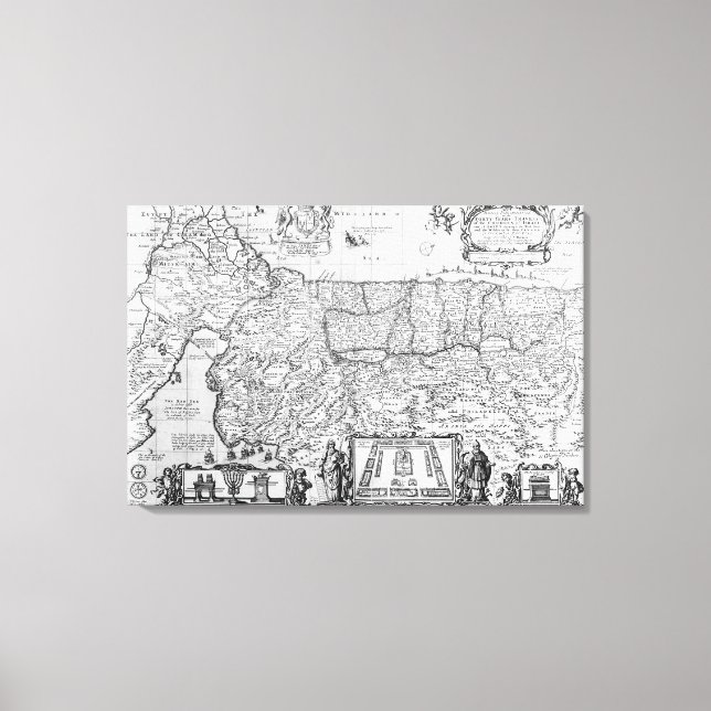 Fyrtio års resor för Israels barn Canvastryck (Framsida)