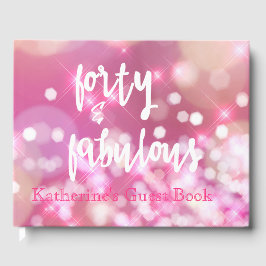 Fyrtio & Fabulous Rosa Gnistra Glamous Guest Bok